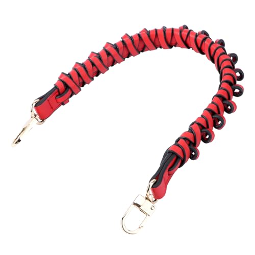 NUOBESTY Roter Geflochtener Taschengurt aus Leder Verstellbarer Abnehmbarer Schulterriemen für Damenhandtaschen Modisches Strapazierfähiges Zubehör Passend für Verschiedene Taschenarten NUOBESTY Roter Geflochtener Taschengurt aus Leder Verstellbarer Abnehmbarer Schulterriemen für Damenhandtaschen Modisches Strapazierfähiges Zubehör Passend für Verschiedene Taschenarten von NUOBESTY