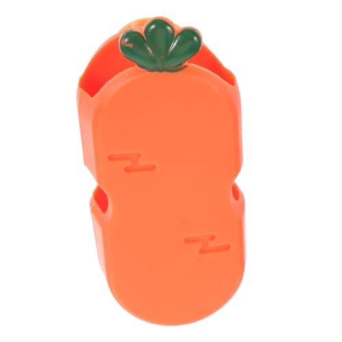 NUOBESTY Saugnapf Duschkopf Halterung Karottenform Tpr Material Handbrause Halter Frei Von Bohren Einfach Montierbar Für Bad Dusche Zubehör Orange von NUOBESTY