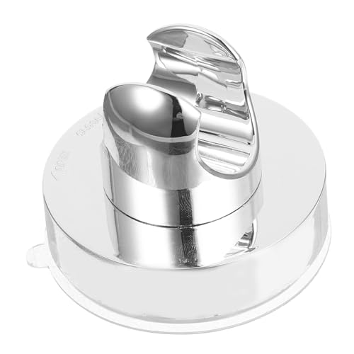NUOBESTY Saugstarker Duschkopfhalter mit Verstellbarem Saugnapf Wandmontierbar Werkzeugfrei Abnehmbar für Handbrause Geeignet für Glatte Flächen im Bad Höhenverstellbar Langlebige von NUOBESTY