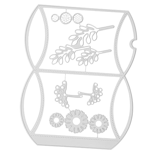 NUOBESTY Schablonen für die Kartenherstellung faltbar rosa Flauschiger Stift Netz Scrapbooking Schneidemuster Schneidform für DIY-Handprägung briefumschläge Handwerkliches Werkzeug gestanzt von NUOBESTY