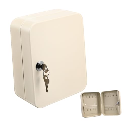 NUOBESTY Schlüsselschrank Organizer Wandmontage Schlüsselhalter Mit Slots Sicherer Schlüsselkasten Platzsparendes Design Einfacher Zugriff Schlüssel Für Zuhause von NUOBESTY
