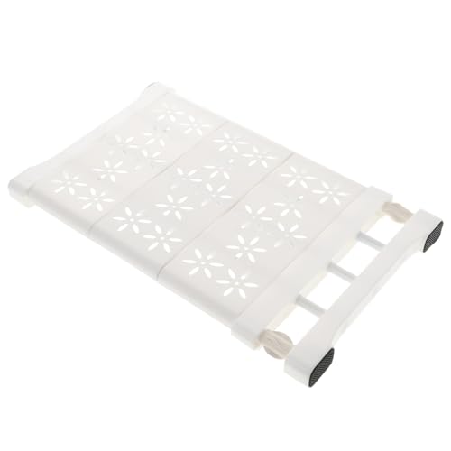 NUOBESTY Schrankregal Verstellbares Spannregal Für Schrank Erweiterbares Schrankspannregal Mit Wandregalteiler Aus Kunststoff Für Kleiderschrankorganisation von NUOBESTY