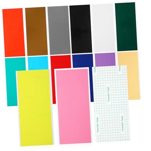 NUOBESTY Selbstklebende PVC Transferfolie Teiliges Wasserfeste Kratzfeste Vinylfolie für Präzises Design Langlebige Diy Sticker für Auto Büro und Heimdekoration von NUOBESTY