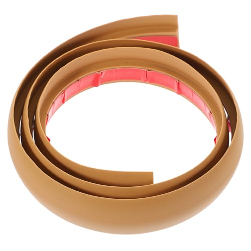 NUOBESTY Selbstklebender PVC Boden Übergangsstrip Rutschfeste Abdeckleiste für Teppich zu Vinyl Weiche Strapazierfähige Bodenkante Installieren Reinigen DIY Dekorationsleiste von NUOBESTY