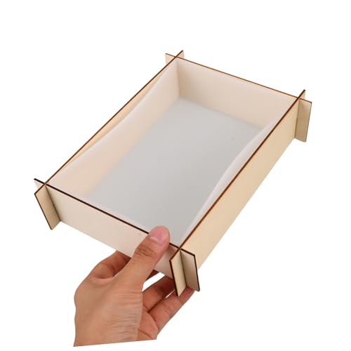 NUOBESTY Silikon Buchstützen Gießform mit Holzrahmen Tiefe Flexible Harzform für DIY Resin Kunst und Blumen Haltbarmachung Einfaches Entformen und Reinigung NUOBESTY Silikon Buchstützen Gießform mit Holzrahmen Tiefe Flexible Harzform für DIY Resin Kunst und Blumen Haltbarmachung Einfaches Entformen und Reinigung von NUOBESTY