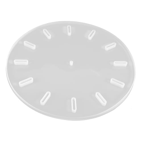 NUOBESTY Silikon Uhr Gießform für DIY Wanduhr Flexible und Langlebige Runde und Quadratische Silikonform Praktische Harzform für Wanddekoration und Kreative Uhrgestaltung von NUOBESTY