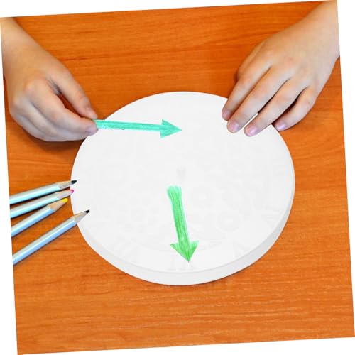 NUOBESTY Silikonform Runde Uhr Gießform für DIY Zahnräder Uhr Zifferblatt Silikon Castingform Hohe Elastizität Reißfest Praktische Herstellung für Handgefertigte Uhrendekoration von NUOBESTY