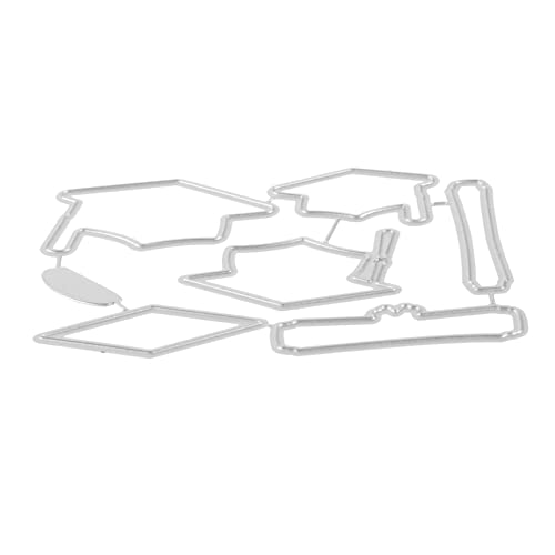 NUOBESTY Stanzform Abschlusskappe Präzise Schneideform Wiederverwendbar für DIY Bastelarbeiten Scrapbooking Graduation Cut NUOBESTY Stanzform Abschlusskappe Präzise Schneideform Wiederverwendbar für DIY Bastelarbeiten Scrapbooking Graduation Cut von NUOBESTY