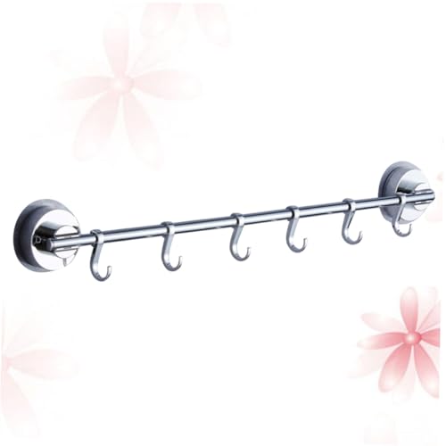 NUOBESTY Starker Saugnapf Handtuchhalter Silber Edelstahl Wandhaken Ohne Bohren Rostfrei Wandmontage für Bad Küche mit Haken Platzsparend Vielseitig Organisieren NUOBESTY Starker Saugnapf Handtuchhalter Silber Edelstahl Wandhaken Ohne Bohren Rostfrei Wandmontage für Bad Küche mit Haken Platzsparend Vielseitig Organisieren von NUOBESTY