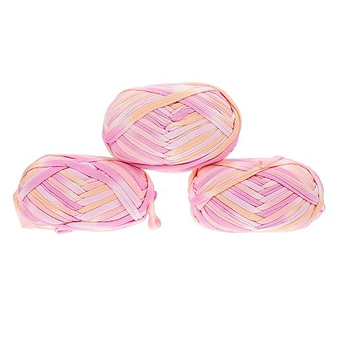 NUOBESTY Teiliges Diy Häkelgarn Bunte Baumwollmaterialien für Handgefertigte Teppiche Taschen und Mehr Weich und Langlebig für Kreative Bastelprojekte von NUOBESTY