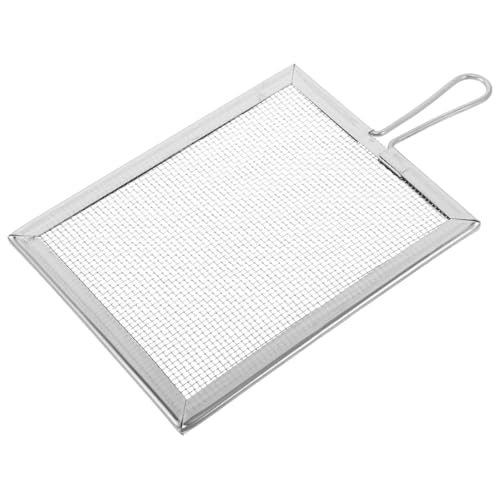 NUOBESTY Töpferwerkzeuge DIY Töpferwerkzeug Töpferarbeiten Tonfilter Tonwerkzeug Skulpturen Werkzeug Töpferschnitzwerkzeuge Netzsieb Modellierungswerkzeuge feinmaschiges Sieb Metall Silver von NUOBESTY