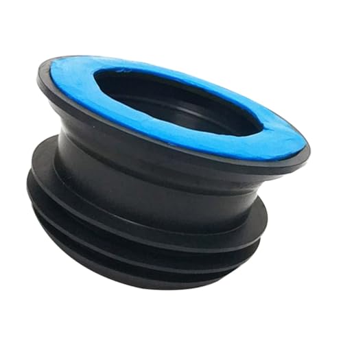 NUOBESTY Toilettenflansch dichtungsring aus Dickem Flexiblem Gummi Einsetzbar Geruchshemmend und Auslaufsicher für Wc abfluss und Bodenabdichtung Einfache Montage Blau von NUOBESTY