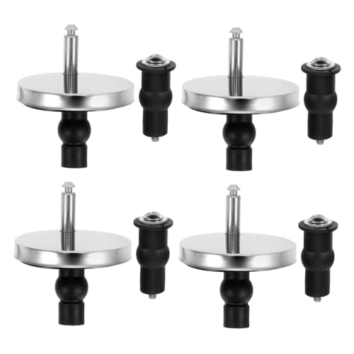 NUOBESTY Toilettensitz Befestigungsset Teilig Gummi Expansionsschrauben mit Metallbasis Schrauben für Geräuscharme Stabile Toilettensitzmontage und Langlebige Reparatur von NUOBESTY