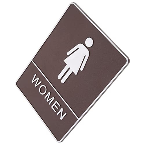 NUOBESTY Toilettentürschild Große Hausnummern Für Außentoilette Identifikationsschild Kinderbadezimmerschild Toilettenleitschild Badezimmerschilder Für Tür Badezimmertürschilder von NUOBESTY