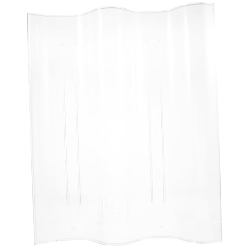 NUOBESTY Transparentes Gewächshausdachpaneel Dachplatte mit Wellenstruktur Uv Schutz für Gewächshäuser Blumenräume und Schwimmbäder Wetterbeständig und Bruchsicher von NUOBESTY