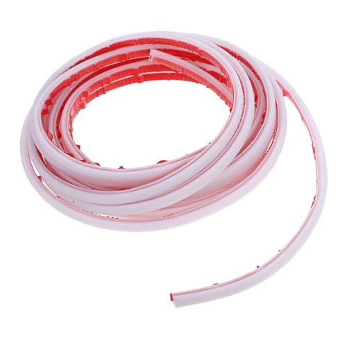 NUOBESTY Tür Fensterdichtungsband Selbstklebend Weiß Kältebeständig Winddicht Schallschutzzugluftstopper Für Zuhause und Auto DIY Einfach Installieren von NUOBESTY