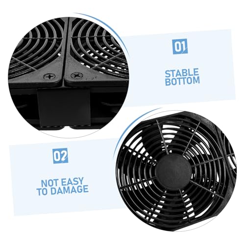 NUOBESTY USB Computer Lüfter mit Dual Fan Design Tragbarer Leiser Einstellbarer Kühlventilator für Pc Gehäuse Router Mehr Effektive Kühlung für Langlebige Haltbarkeit NUOBESTY USB Computer Lüfter mit Dual Fan Design Tragbarer Leiser Einstellbarer Kühlventilator für Pc Gehäuse Router Mehr Effektive Kühlung für Langlebige Haltbarkeit von NUOBESTY