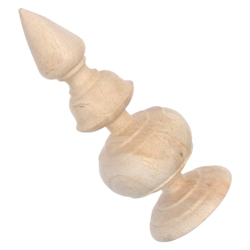 NUOBESTY Unbehandelter Kopfschmuck für Treppengeländer Betten und Zäune Diy Finial für Stilvolle Heimdekoration NUOBESTY Unbehandelter Kopfschmuck für Treppengeländer Betten und Zäune Diy Finial für Stilvolle Heimdekoration von NUOBESTY