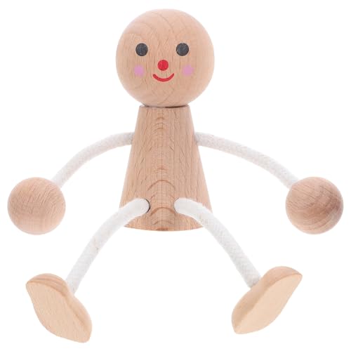 NUOBESTY Unbemalte Holzsteckfiguren, kleine Holzpuppen, Roboter zum Bemalen, DIY Bastelideen, Dekoration für Feste und Feiern NUOBESTY Unbemalte Holzsteckfiguren, kleine Holzpuppen, Roboter zum Bemalen, DIY Bastelideen, Dekoration für Feste und Feiern von NUOBESTY