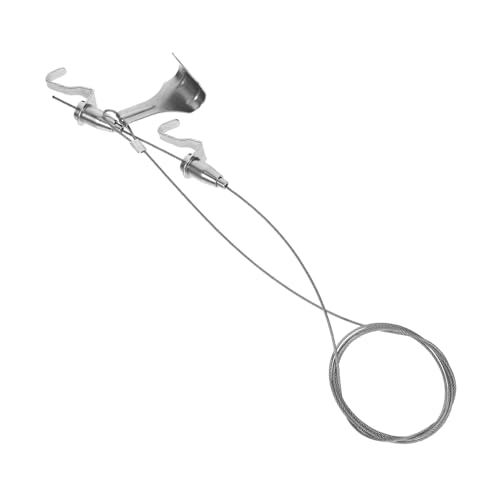 NUOBESTY Verstellbares Bilderhänge aus Metall mit Schwerer Belastbarkeit Stahlseil und Stabilen Haken Professionelles Aufhängesystem für Ausstellungen und Galerien NUOBESTY Verstellbares Bilderhänge aus Metall mit Schwerer Belastbarkeit Stahlseil und Stabilen Haken Professionelles Aufhängesystem für Ausstellungen und Galerien von NUOBESTY