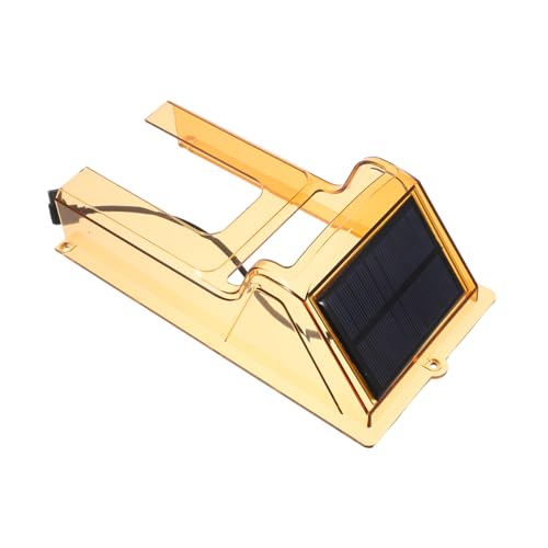 NUOBESTY Videotürbellregenabdeckung Wasserdichte Solarabdeckung für die Türklingel animierte Türklingelabdeckung wetterfest Visueller Regenschutz für die Türklingel Abs Hellbraun von NUOBESTY