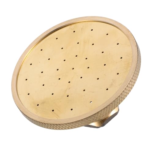 NUOBESTY Vintage Duschkopf Handbrause aus Messing Abnehmbar Wassersparende Einzelsprühdüse Hoher Wasserdruck Einfache Montage Vielseitig Einstellbar für Badezimmer Upgrade von NUOBESTY