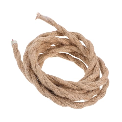 NUOBESTY Vintage Gedrehtes Lampenkabel mit Kupferkern Adriges Hanfseil für Pendelleuchten Robustes Dekoratives Textilkabel für Wohnzimmer und Esszimmer Rustikaler Industrie Stil NUOBESTY Vintage Gedrehtes Lampenkabel mit Kupferkern Adriges Hanfseil für Pendelleuchten Robustes Dekoratives Textilkabel für Wohnzimmer und Esszimmer Rustikaler Industrie Stil von NUOBESTY