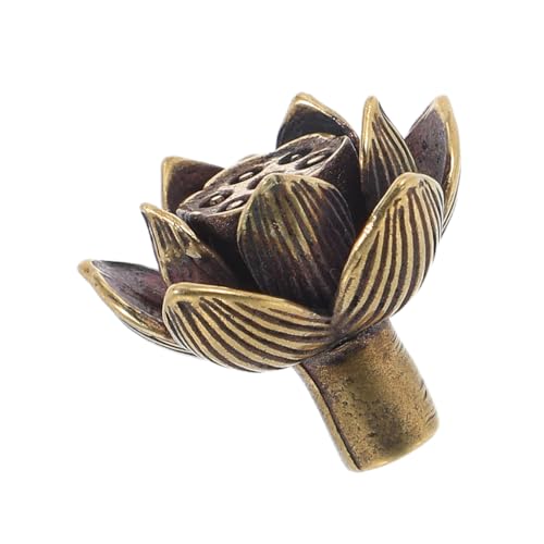 NUOBESTY Vintage Lotusblüten Messing Türgriff Dekorativer Schrankknopf mit Filigranem Blumenmuster Robuster Griff Langlebigem Messing für Kommode Kleiderschrank und Küchenschränke Antiker NUOBESTY Vintage Lotusblüten Messing Türgriff Dekorativer Schrankknopf mit Filigranem Blumenmuster Robuster Griff Langlebigem Messing für Kommode Kleiderschrank und Küchenschränke Antiker von NUOBESTY