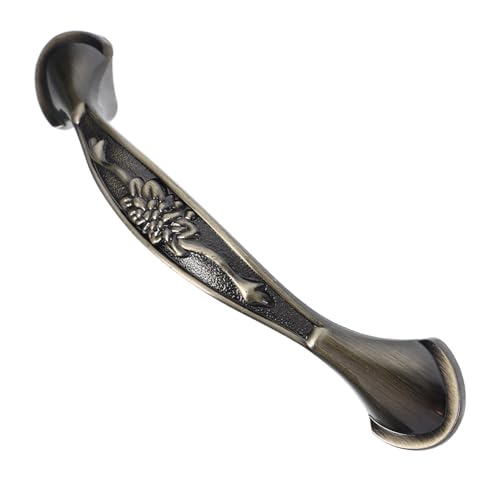 NUOBESTY Vintage Schrankgriff Robustem Zinklegierung Antiker Möbelgriff mit Glatter Oberfläche Einfach Montierbar für Küchen und Kleiderschränke Langlebiger Türgriff im Retro Stil von NUOBESTY