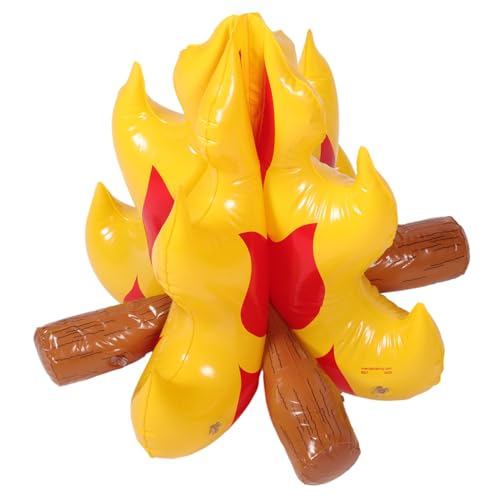 NUOBESTY Vivid Aufblasbares Künstliches Feuer PVC Camping Dekoration Party Requisite Strapazierfähiges Künstliches Feuer Bonfire Zubehör von NUOBESTY