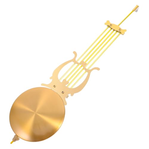 NUOBESTY Wanduhr Kuckucksuhr Pendeluhr Wanduhr Pendelteil Uhrenpendel für Wanduhr Uhrpendelteile Material Schlüssel herrenuhren Bausatz für Pendeluhrwerke Uhr mit Pendel Uhren Wand Metall von NUOBESTY
