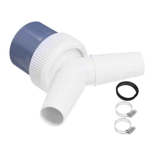 NUOBESTY Waschmaschine Abfluss Adapter Doppelanschluss mit Schlauchschellen Auslaufsicherer mit Verstellbarem Verlängerungsschlauch Werkzeugfreie Montage für Entwässerungssysteme von NUOBESTY