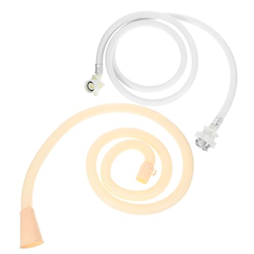 NUOBESTY Waschmaschine Zulaufschlauch PVC Wasserzulauf und Ablaufschlauch Flexibles Design Einfache Installation für Vollautomatische Maschinen Hohe Flexibilität Leicht zu Reinigen von NUOBESTY