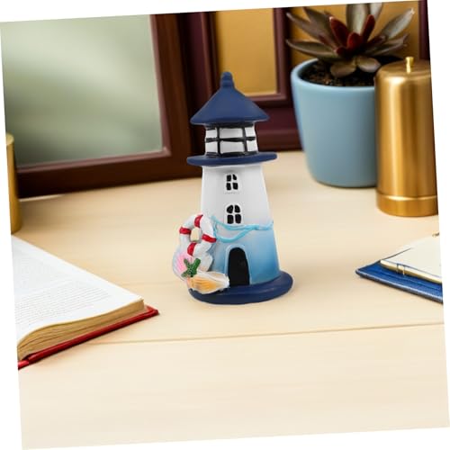 NUOBESTY Wasserdichte Resin Leuchtturm Lampenschirm Ersatz Outdoor Garten Landschaft Beleuchtung Dekorative Leuchtturm Figurine für Terrasse Wegbeleuchtung NUOBESTY Wasserdichte Resin Leuchtturm Lampenschirm Ersatz Outdoor Garten Landschaft Beleuchtung Dekorative Leuchtturm Figurine für Terrasse Wegbeleuchtung von NUOBESTY