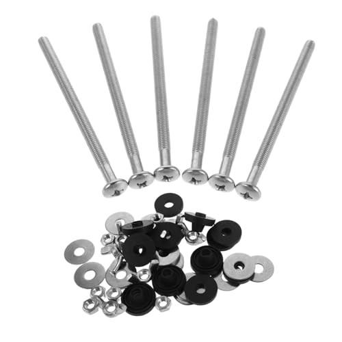 NUOBESTY Wc-spülkastenschrauben Edelstahl mit Dichtung Robustes Montageset für Toiletten Inklusive Befestigungsmuttern für Sicheren Sitz und Wasserdichte Verbindung NUOBESTY Wc-spülkastenschrauben Edelstahl mit Dichtung Robustes Montageset für Toiletten Inklusive Befestigungsmuttern für Sicheren Sitz und Wasserdichte Verbindung von NUOBESTY