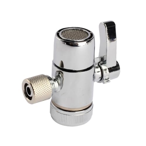 NUOBESTY Wege Duscharm Umschaltventil aus Kupfer Adapter mit Zwei Auslässen für Duschkopf Küchenarmatur Robust Langlebig Installieren und Reinigen Geeignet für Wasserfiltersystem von NUOBESTY