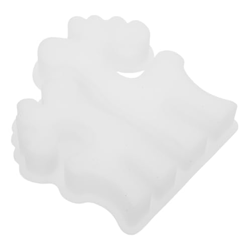 NUOBESTY Weihnachts -Elchform Ornamente Silikonform Rentier Schimmel Silikonform Rentier 3D-Weihnachtsform Rentierformen aus Silikon Elch-Ornamentform Kieselgel Weiß von NUOBESTY
