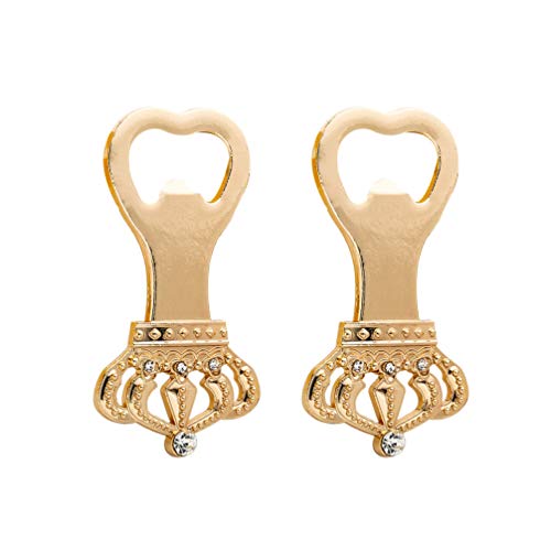 NUOBESTY Weinflaschenöffner Goldene Krone Flaschenöffner Korkenzieher Kappenheber Gastgeschenke für Gast Souvenir Baby Shower Return Geburtstag Dekorationen 2 Stücke Bierflaschenöffner NUOBESTY Weinflaschenöffner Goldene Krone Flaschenöffner Korkenzieher Kappenheber Gastgeschenke für Gast Souvenir Baby Shower Return Geburtstag Dekorationen 2 Stücke Bierflaschenöffner von NUOBESTY