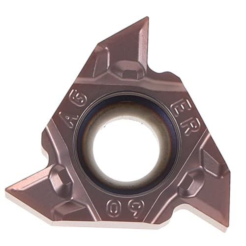 NUOBESTY Wendeschneidplatte aus Rostfreiem Stahl Universeller Gewindeschneideinsatz für Innengewinde Hohe Härte und Verschleißfestigkeit Geeignet für Stahl Aluminium bearbeitung NUOBESTY Wendeschneidplatte aus Rostfreiem Stahl Universeller Gewindeschneideinsatz für Innengewinde Hohe Härte und Verschleißfestigkeit Geeignet für Stahl Aluminium bearbeitung von NUOBESTY