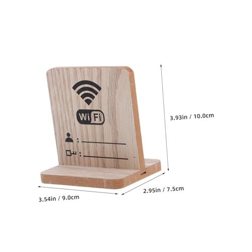 NUOBESTY Wifi Passwortschild aus Holz Stabiles Tisch wlan schild für Gäste Vielseitige Nutzung im Hotel Zuhause Büro Sicheres Design Langlebige Anzeige für Wifi Passwort NUOBESTY Wifi Passwortschild aus Holz Stabiles Tisch wlan schild für Gäste Vielseitige Nutzung im Hotel Zuhause Büro Sicheres Design Langlebige Anzeige für Wifi Passwort von NUOBESTY