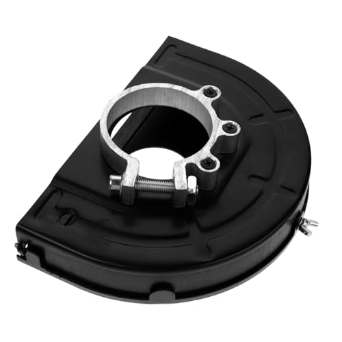 NUOBESTY Winkelschleifer Schutzabdeckung Edelstahl und Kunststoff Vollständig Geschlossene Schutzhaube Verstellbar Für Elektrische Schleifmaschinen Staub und Funkenabwehr Einfache Montage von NUOBESTY