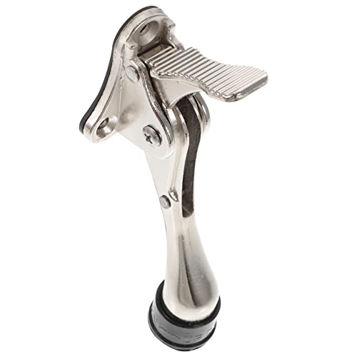 Tür oben Türschlossstopper gewerblicher Türstopper Französische Türstange trete türriegel Türschlösser Türkeilsicherung Türstopper Keil Bildschirm Boden Türclip Kind Zinklegierung von NUOBESTY