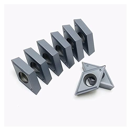 Carbide Fräserbohrer-Tool DCMT11T304 NN LT10. Hartmetalleinsatz Drehwerkzeugteile Werkzeug DCMT 11T304. Einsatz drehen. (Angle : DCMT11T304 NN LT10, Insert Width(mm) : 10PCS(1box)) von NUODITOS