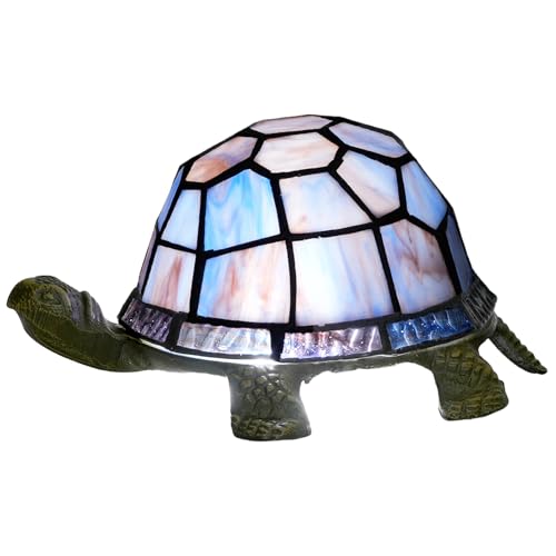 NUODITOS Kleine Schildkröte Nachtlicht Tiffany Style Stained Glass Accent Tischlampe Schlafzimmer Wohnzimmer Nachttischlampe Mini Licht Kinder Geschenke Niedliches Licht NUODITOS Kleine Schildkröte Nachtlicht Tiffany Style Stained Glass Accent Tischlampe Schlafzimmer Wohnzimmer Nachttischlampe Mini Licht Kinder Geschenke Niedliches Licht von NUODITOS
