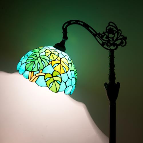 NUODITOS Tiffany Stehlampe Grün Schildkröte Rücken Bambusblätter Buntglas Stehlampe mit verstellbarem Lampenschirm Tiffany Stil Ecke Stehlampe für Schlafzimmer Wohnzimmer Büro (inkl. Glühbirne) NUODITOS Tiffany Stehlampe Grün Schildkröte Rücken Bambusblätter Buntglas Stehlampe mit verstellbarem Lampenschirm Tiffany Stil Ecke Stehlampe für Schlafzimmer Wohnzimmer Büro (inkl. Glühbirne) von NUODITOS