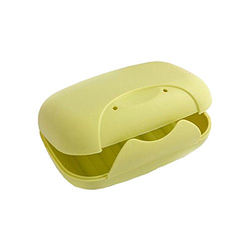 Kreative Seifenbox für unterwegs, handgefertigt, Seifendose Seifenkiste für Reise, mit Verschluss Schwarz (lichtgrün) Kreative Seifenbox für unterwegs, handgefertigt, Seifendose Seifenkiste für Reise, mit Verschluss Schwarz (lichtgrün) von NUODWELL