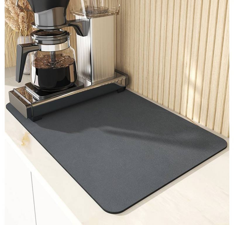 NUODWELL Abtropfmatte Kaffeemaschine Abtropfmatte,Schnelltrocknend Abtropfmatte Geschirr von NUODWELL