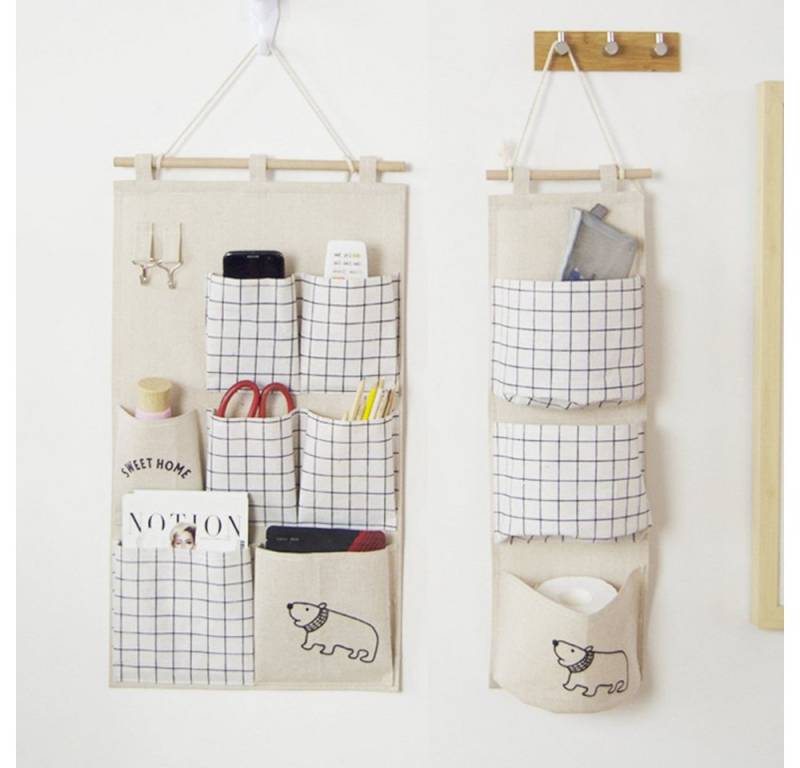 NUODWELL Aufbewahrungsbox 2 Stück Hängeorganizer Tür Wand Organizer Utensilientasche Hängende von NUODWELL