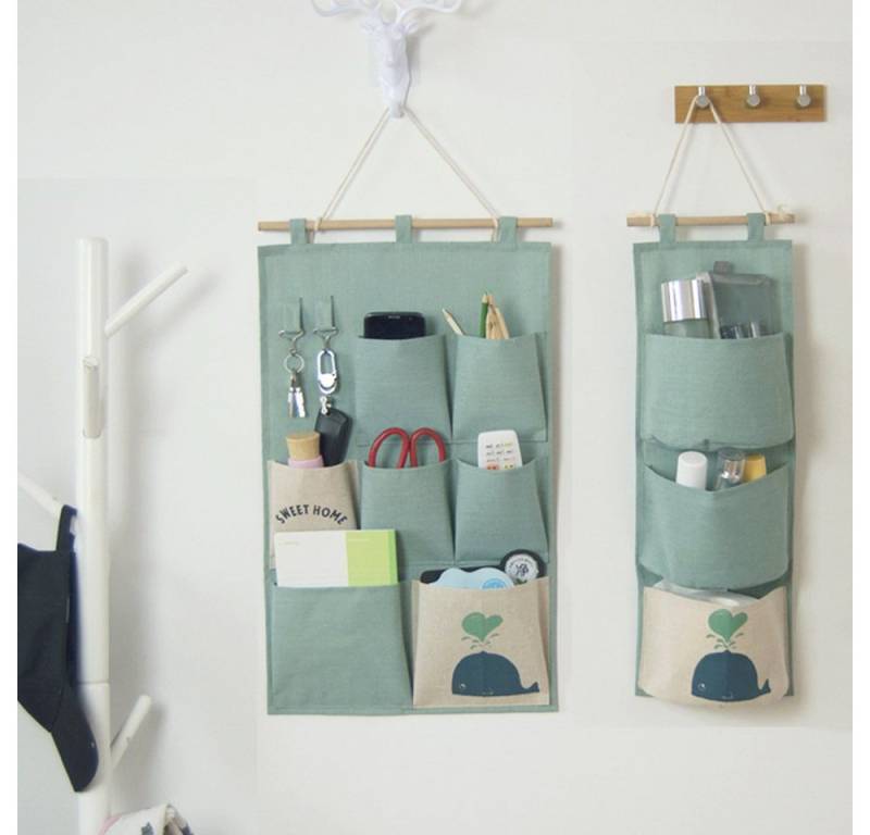 NUODWELL Aufbewahrungsbox 2 Stück Hängeorganizer Tür Wand Organizer Utensilientasche Hängende von NUODWELL