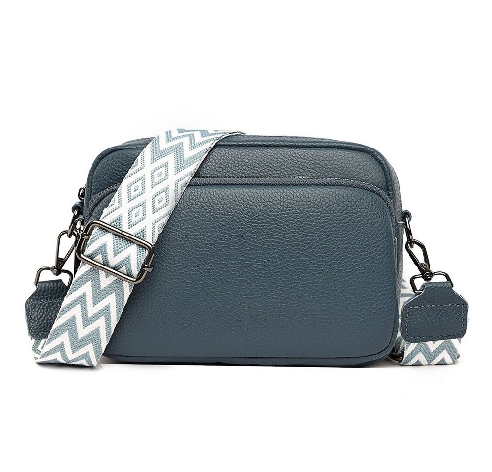 NUODWELL Aufbewahrungsbox Umhängetasche Damen, Leder Crossbody Bag mit Breiter Gurt 3 fächern NUODWELL Aufbewahrungsbox Umhängetasche Damen, Leder Crossbody Bag mit Breiter Gurt 3 fächern von NUODWELL